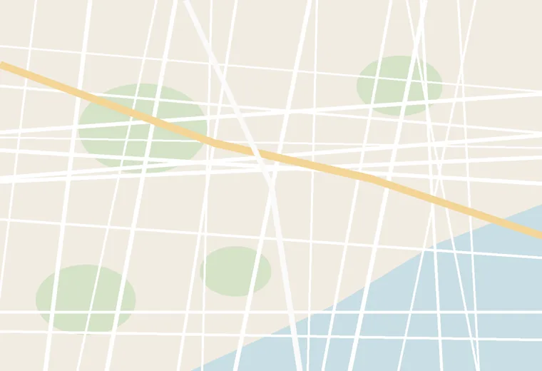 Plano ilustrativo de la zona (no es una ubicación real)